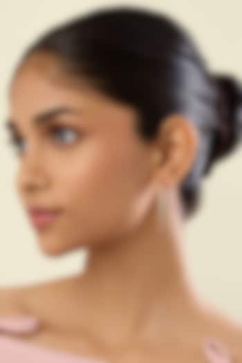 Gold Plated Crystal Zirconia Multi-Colored Enameled Hoop Earrings by Isharya at Pernia's Pop Up Shop