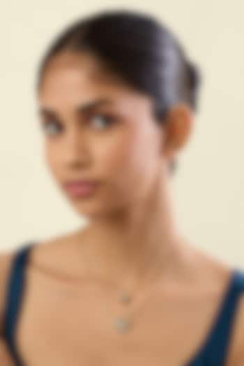 Gold Plated Crystal Zirconia Enameled Layered Necklace by Isharya at Pernia's Pop Up Shop