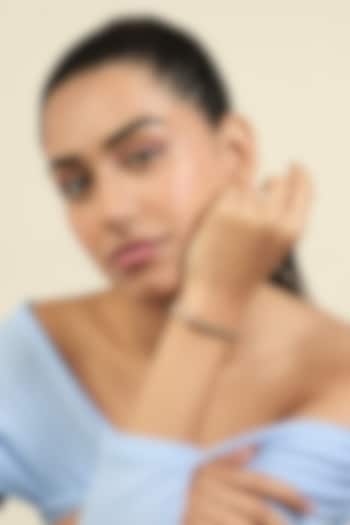 Gold Plated Mirror Tennis Girlie Bolo Bracelet by Isharya at Pernia's Pop Up Shop