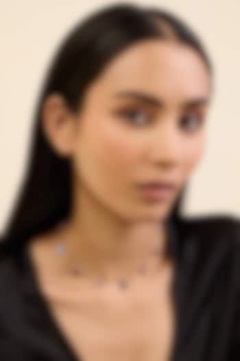 Gold Plated Multi-Colored Synthetic Stone Choker Necklace by Isharya at Pernia's Pop Up Shop