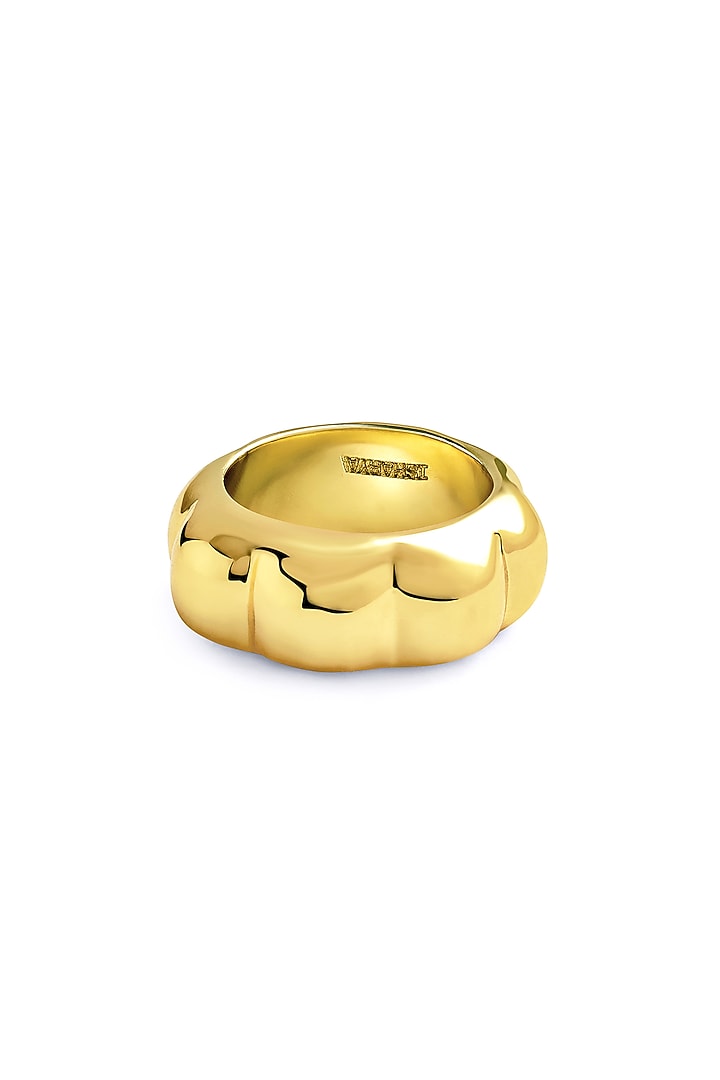 Gold Plated Melon Ring by Isharya at Pernia's Pop Up Shop