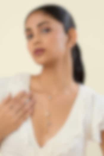 Gold Plated Gemstone Y Necklace by Isharya at Pernia's Pop Up Shop