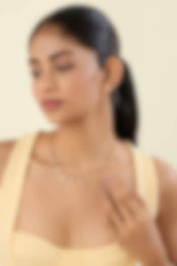 Gold Plated Gemstone Choker Necklace by Isharya at Pernia's Pop Up Shop