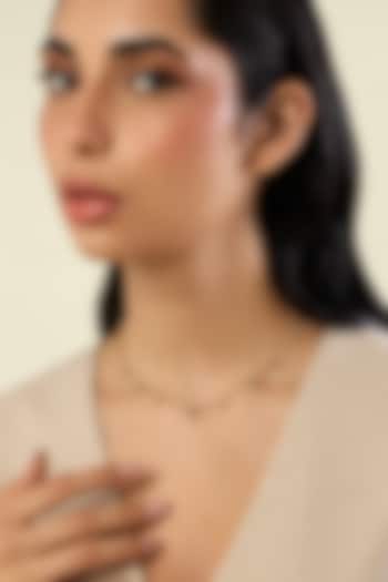 Gold Plated Multi-Colored Crystal Zirconia Necklace by Isharya at Pernia's Pop Up Shop