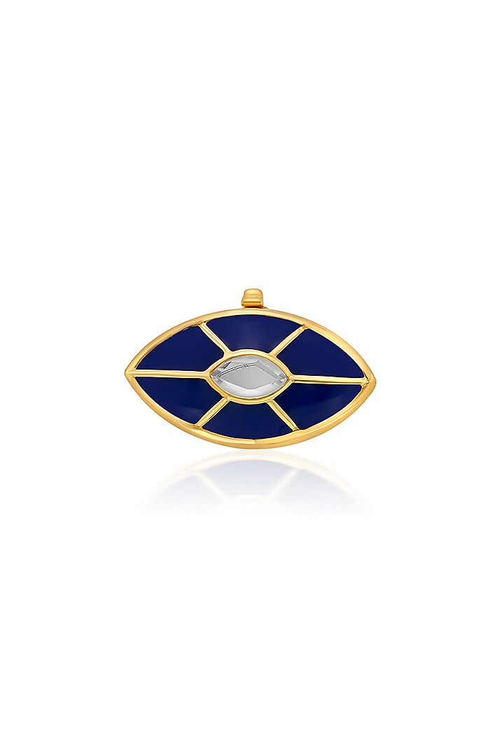 Gold Plated Evil Eye Ocean Charm by Isharya at Pernia's Pop Up Shop