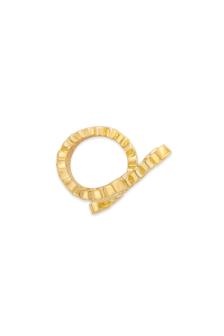 Gold Finish Cocktail Ring by Isharya at Pernia's Pop Up Shop