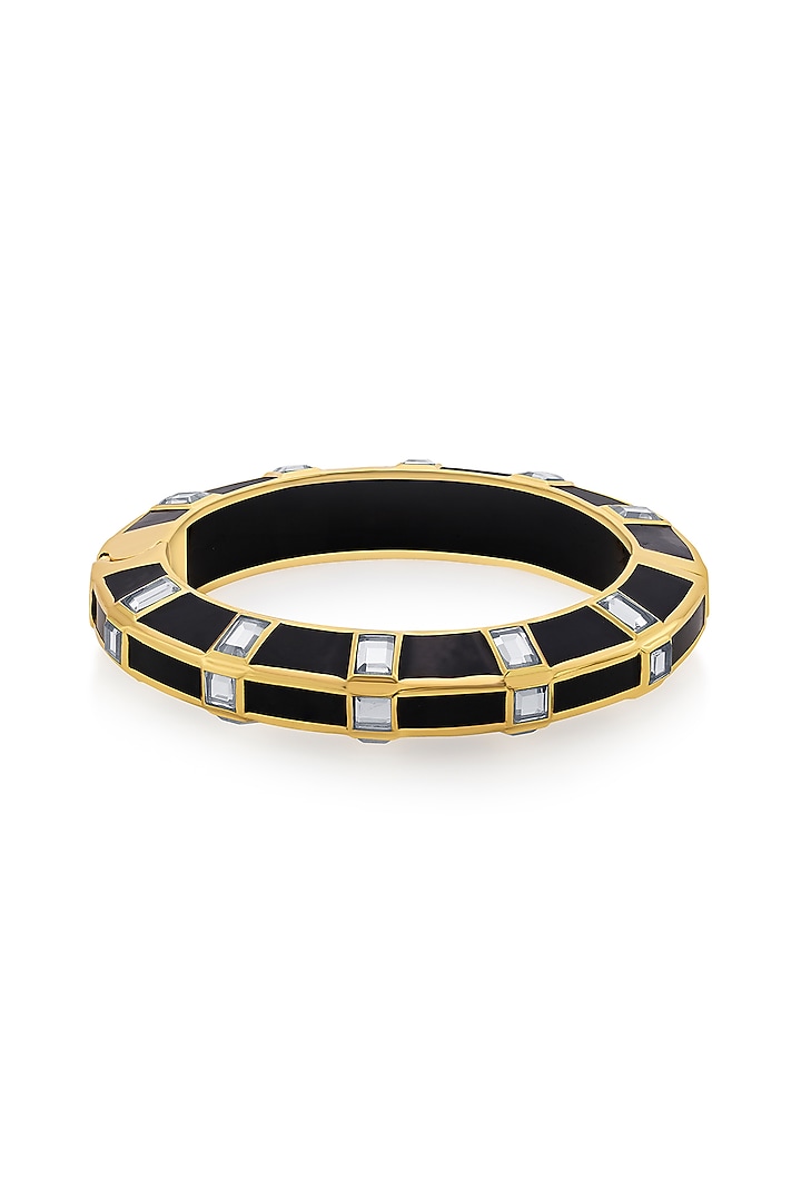 Gold Finish Mirror Bangle by Isharya at Pernia's Pop Up Shop