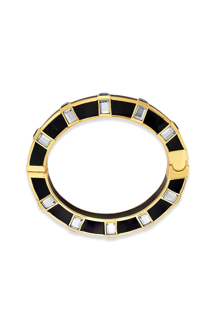 Gold Finish Mirror Bangle by Isharya at Pernia's Pop Up Shop