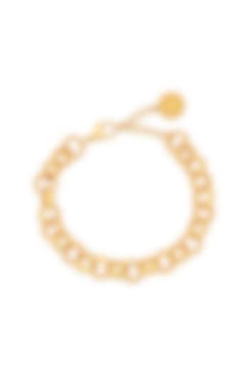 Gold Plated Mercury Chain Link Bracelet by Isharya at Pernia's Pop Up Shop