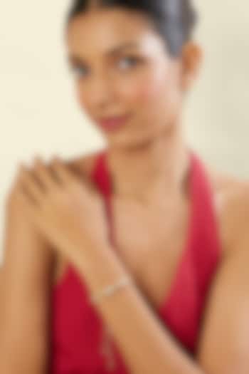 Gold Plated Mirror Work Bolo Bracelet by Isharya at Pernia's Pop Up Shop