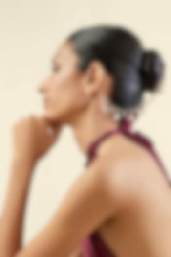 Gold Plated Hand-Cut Mirror Ear Chains by Isharya at Pernia's Pop Up Shop