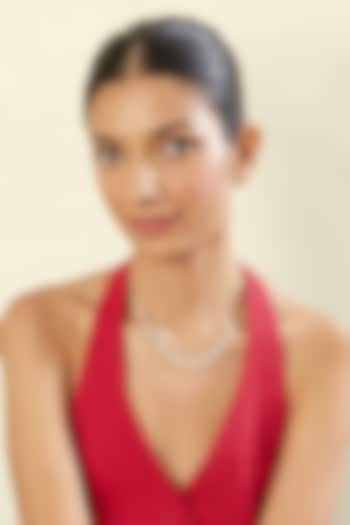 Gold Plated Hand-Cut Mirror Choker Necklace by Isharya at Pernia's Pop Up Shop