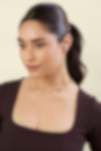 Gold Plated Crystal Zirconia Charm Necklace by Isharya at Pernia's Pop Up Shop