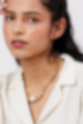 Gold Finish Double-Strung Link Necklace by Isharya at Pernia's Pop Up Shop