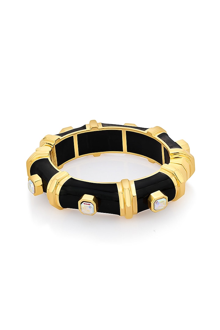 Gold Finish Resin Bangle by Isharya at Pernia's Pop Up Shop