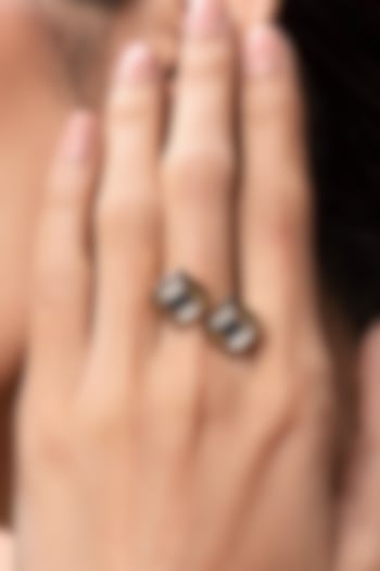 Gold Plated Mirror Ring by Isharya at Pernia's Pop Up Shop