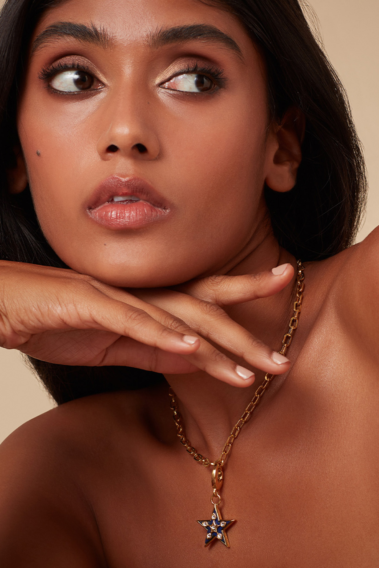 Gold Finish Star Charm by Isharya at Pernia's Pop Up Shop