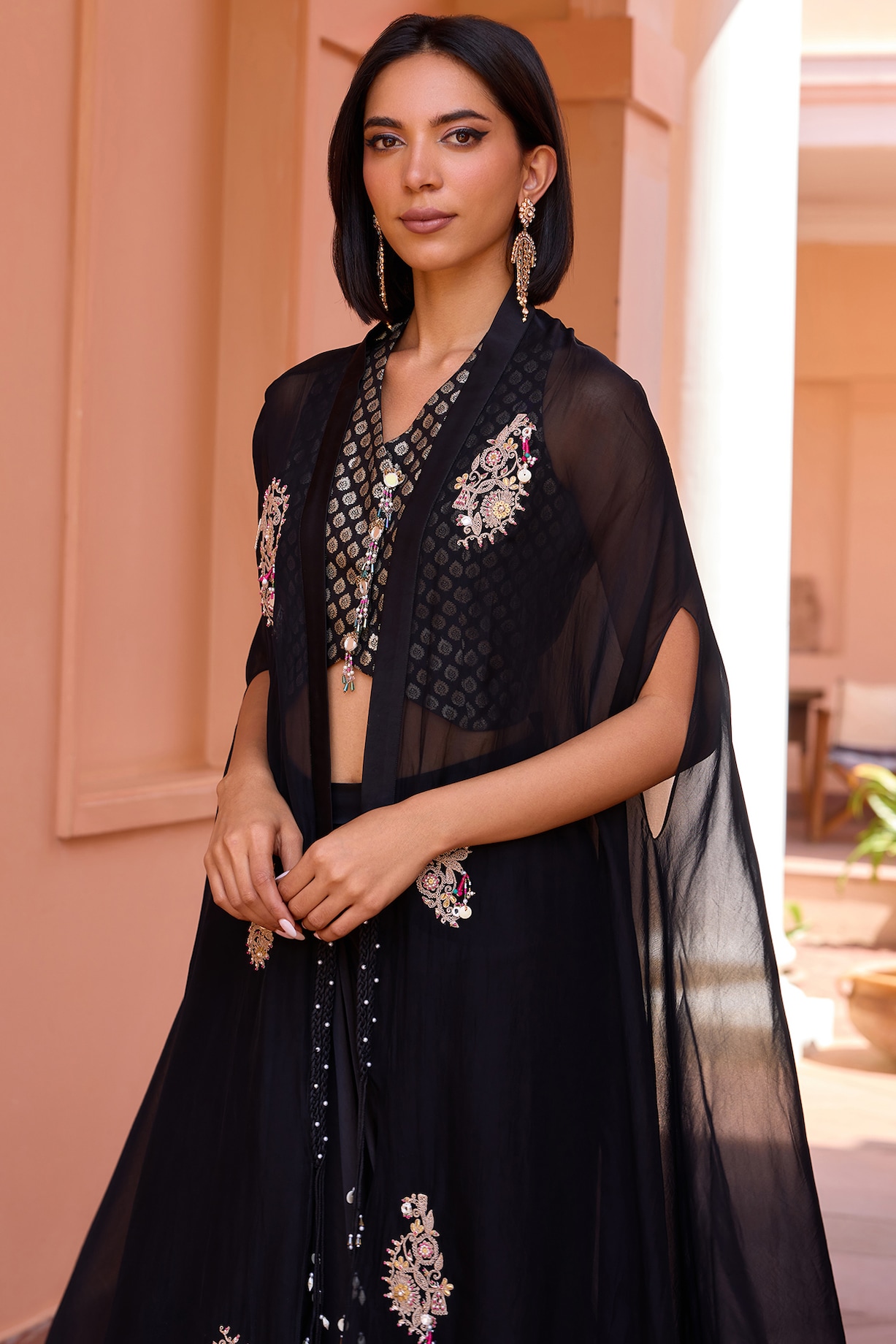 Sunaini Gupta In Saira Cape Set