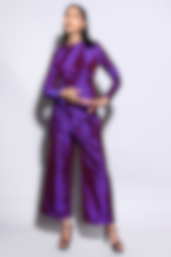 Purple Silk Co-Ord Set by Itara An Another