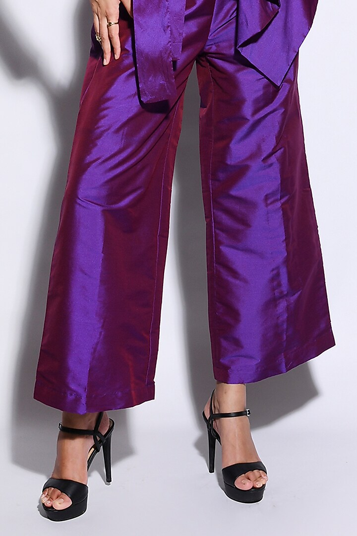 Purple Silk Co-Ord Set by Itara An Another at Pernia's Pop Up Shop