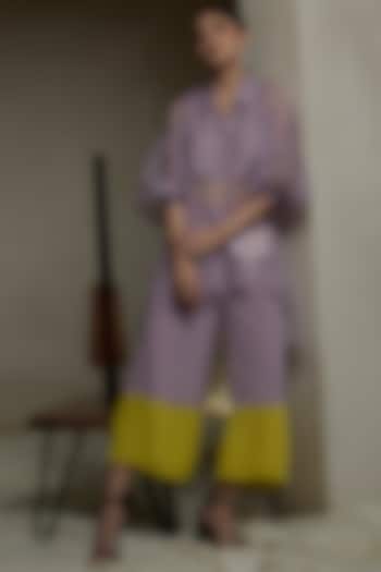 Lilac Embroidered Co-Ord Set by Itara An Another at Pernia's Pop Up Shop