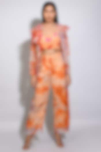 Orange Tie-Dyed Shirt by Itara An Another