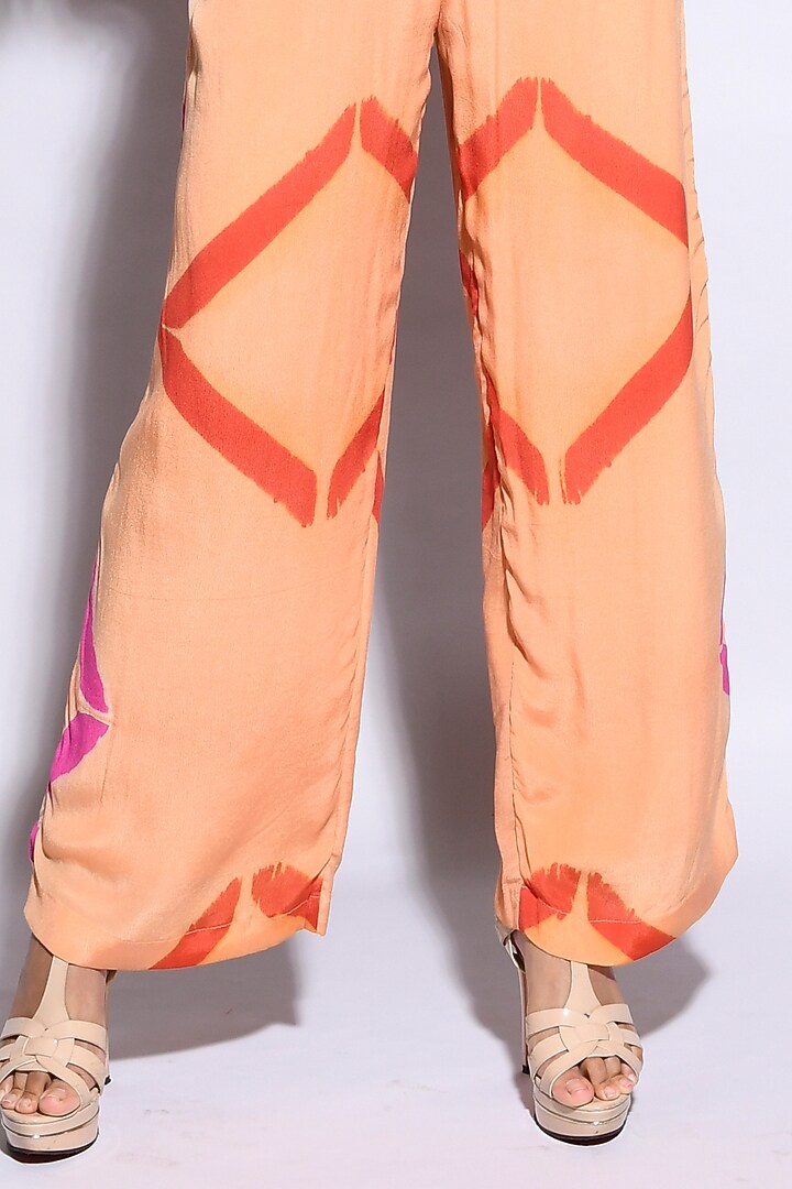 Orange Tie-Dyed Blazer Set by Itara An Another at Pernia's Pop Up Shop