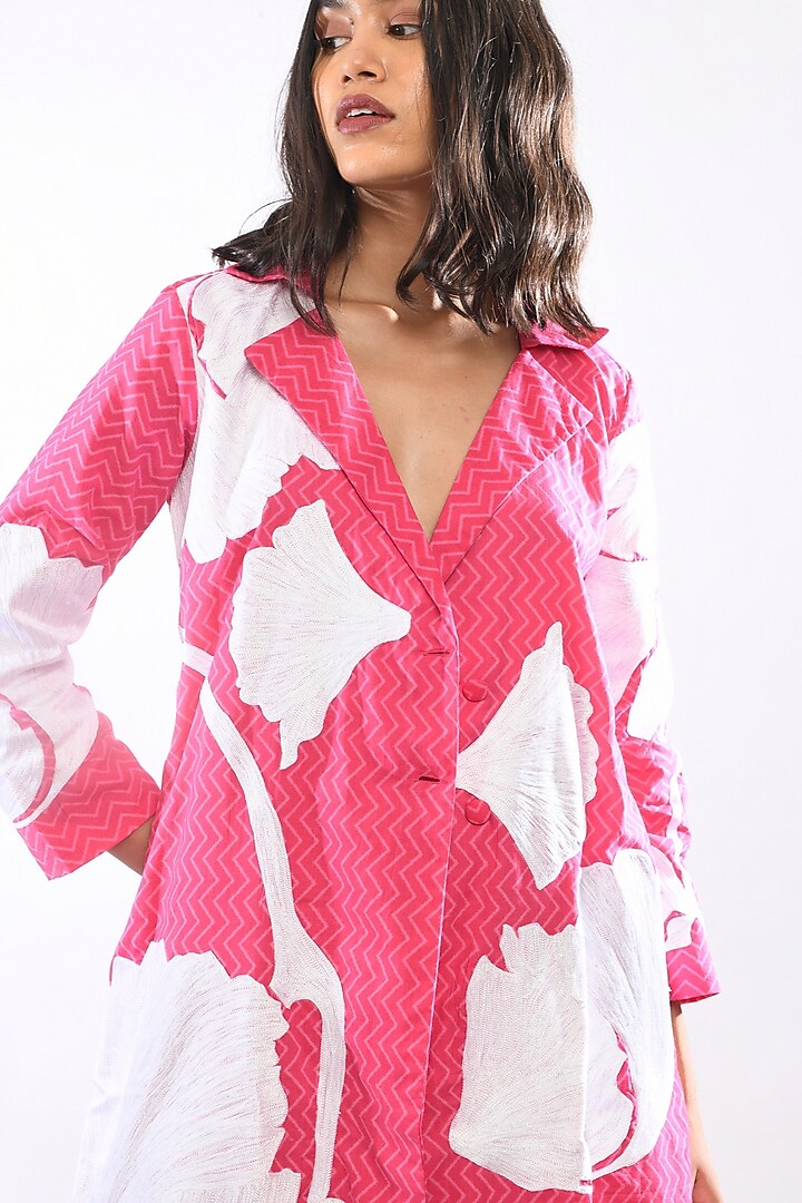Pink Cotton Pant Set by Itara An Another at Pernia's Pop Up Shop