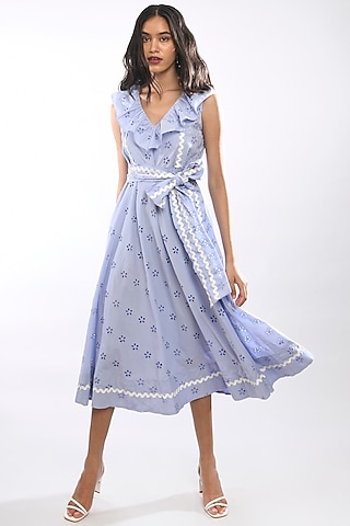 Lilac Cotton Dress by Itara An Another