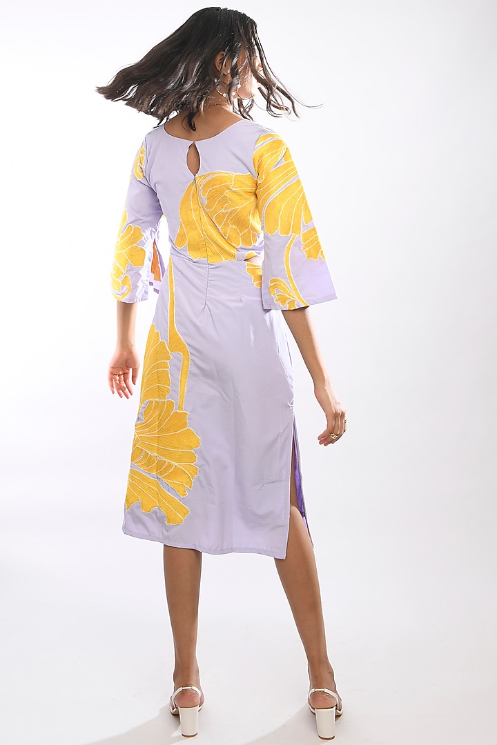 Lilac Embroidered Summer Dress by Itara An Another at Pernia's Pop Up Shop