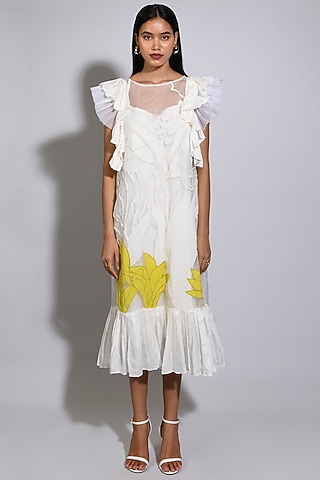 White Organza Dress by Itara An Another