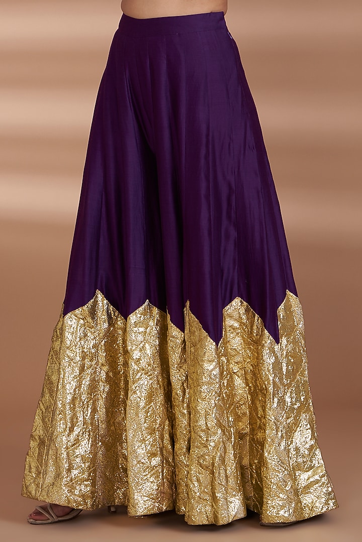 Purple Lampi Bridal Sharara Set by ITRH at Pernia's Pop Up Shop