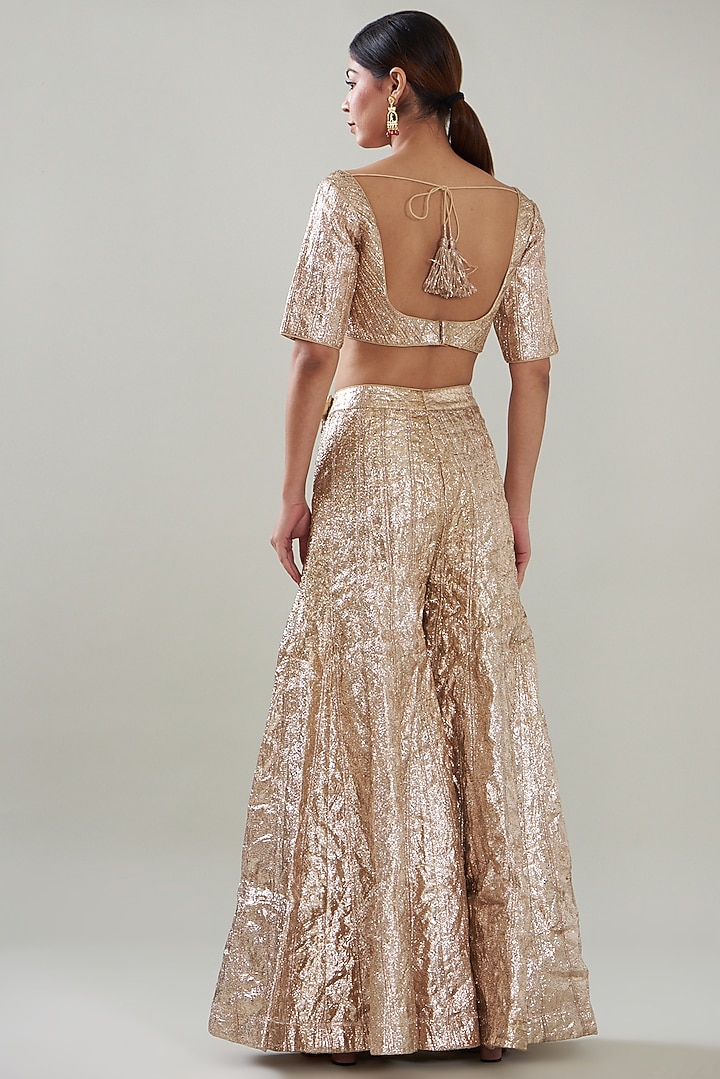 Silver Lampi Bridal Sharara Set by ITRH at Pernia's Pop Up Shop