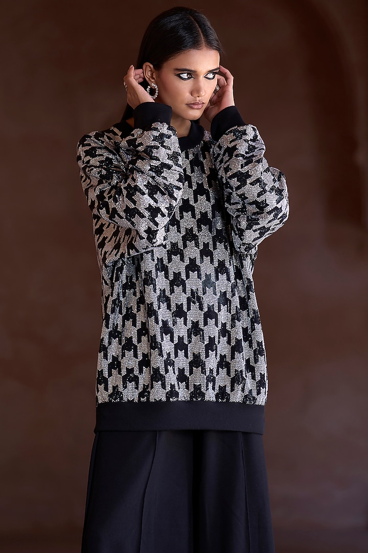 Black & Silver Roma Co-Ord Set by ITRH at Pernia's Pop Up Shop