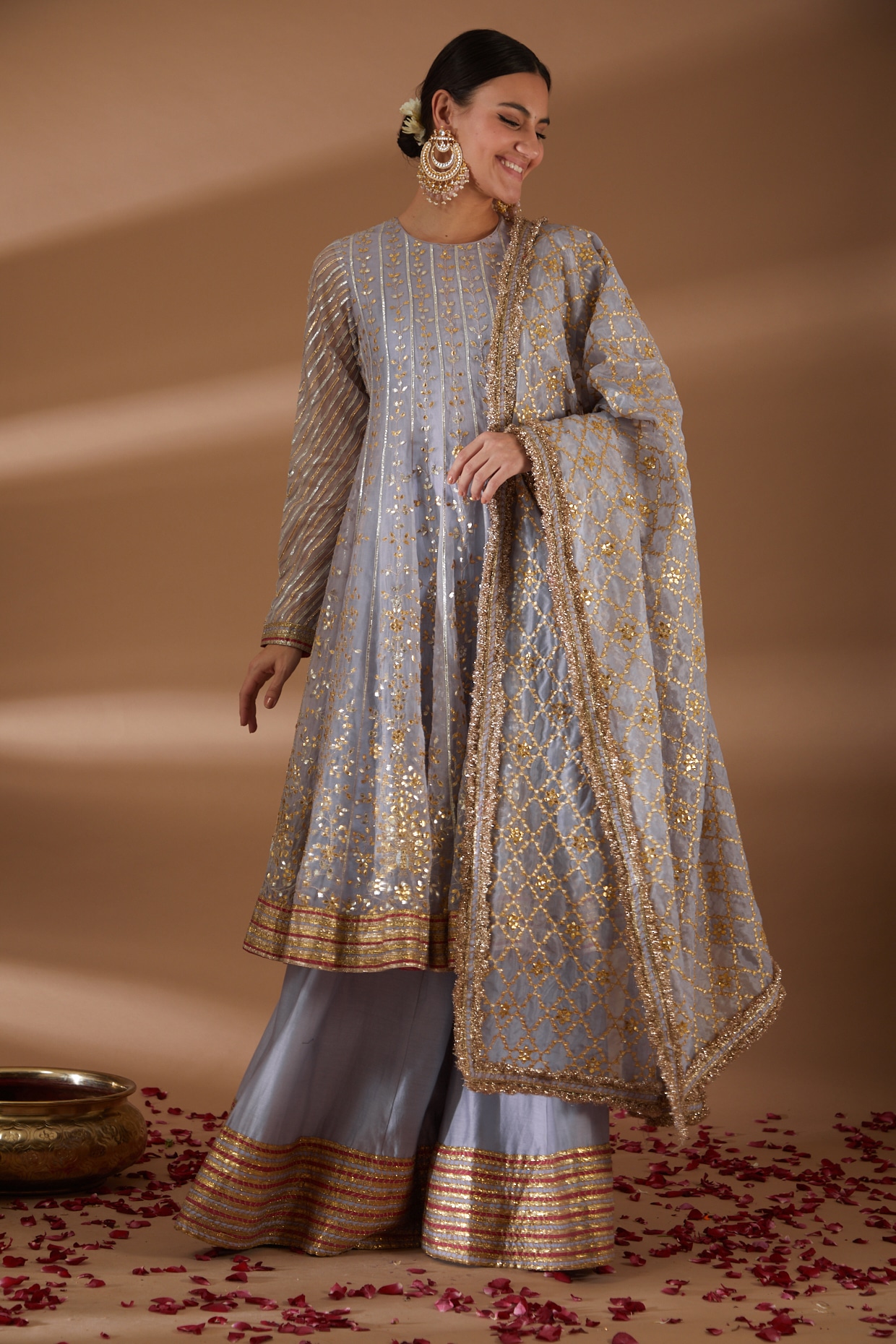Stylish Rayon Gota Patti Work Gown With Dupatta Set at Rs 1778 | Gota Patti  Suit | ID: 25747256888