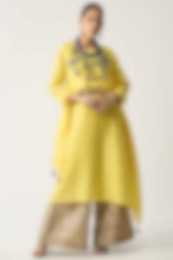 Blue Silk Thread Braided Necklace by ITRH at Pernia's Pop Up Shop