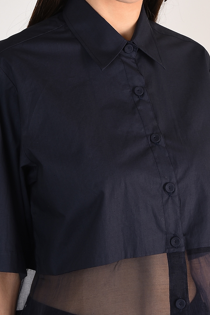 Midnight Blue Pant Set by ITUVANA at Pernia's Pop Up Shop