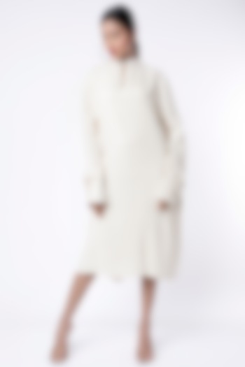Cream Khadi Dress by ITYA