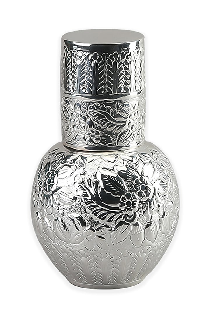 Silver Plated Brass Rajwada Surahi Vintage Decor by IZZHAAR at Pernia's Pop Up Shop