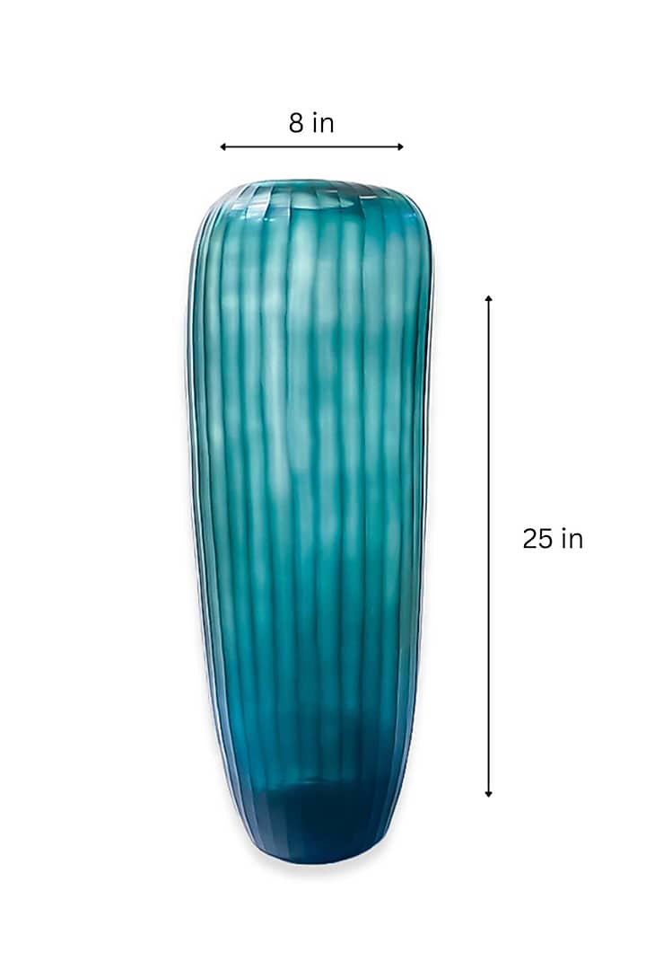 Midnight Snow Glass Vase by IZZHAAR at Pernia's Pop Up Shop