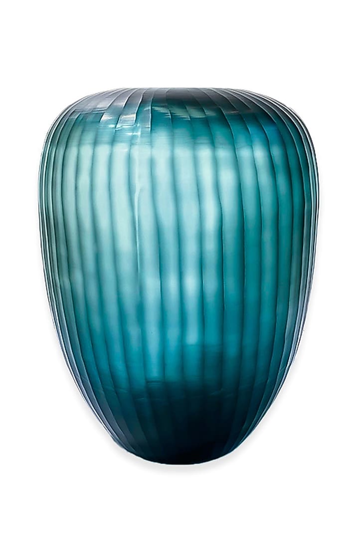 Midnight Snow Glass Vase by IZZHAAR at Pernia's Pop Up Shop