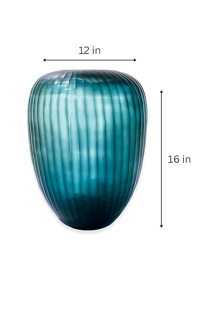 Midnight Snow Glass Vase by IZZHAAR at Pernia's Pop Up Shop