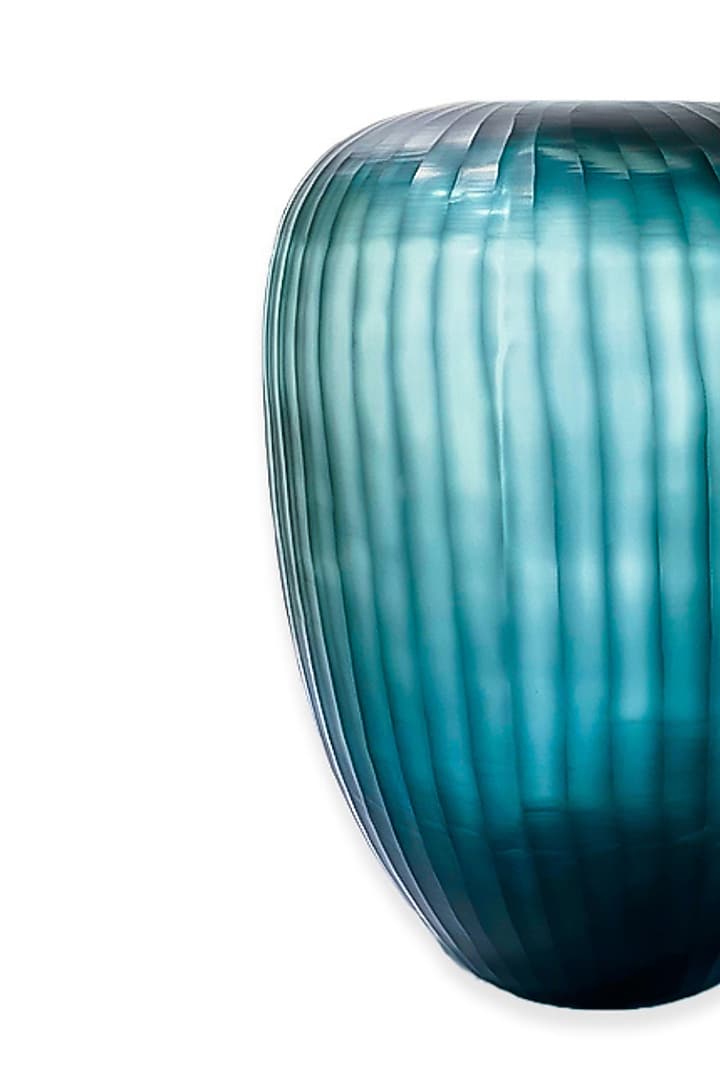 Midnight Snow Glass Vase by IZZHAAR at Pernia's Pop Up Shop