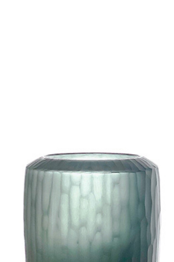 Grey Snow Glass Vase by IZZHAAR at Pernia's Pop Up Shop
