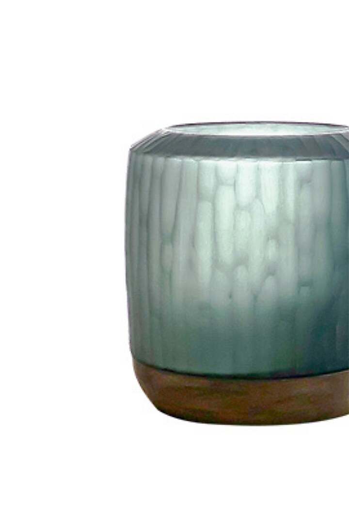 Grey Snow Glass Vase by IZZHAAR at Pernia's Pop Up Shop
