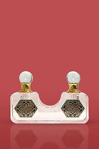 Adam & Eve Golden Glass Perfume Bottle by IZZHAAR