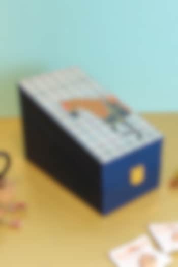 Multi-Colored MDF Wood Mustang 2.0 Printed Tea Box by IZZHAAR at Pernia's Pop Up Shop