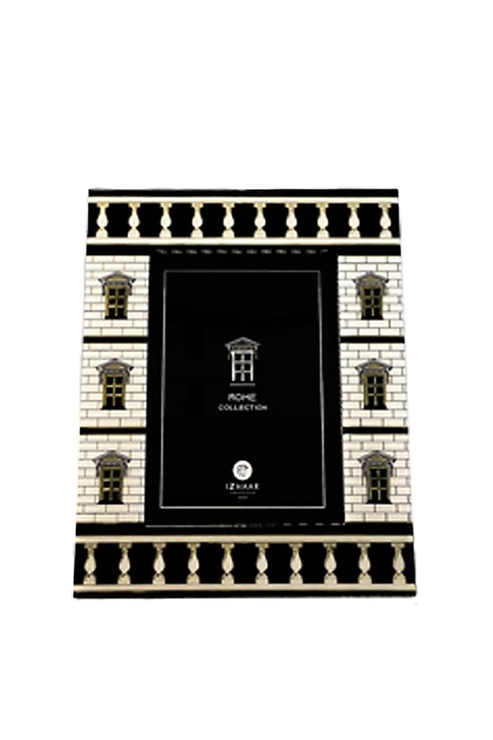 Black & White MDF Wood Roman Photo Frame by IZZHAAR at Pernia's Pop Up Shop