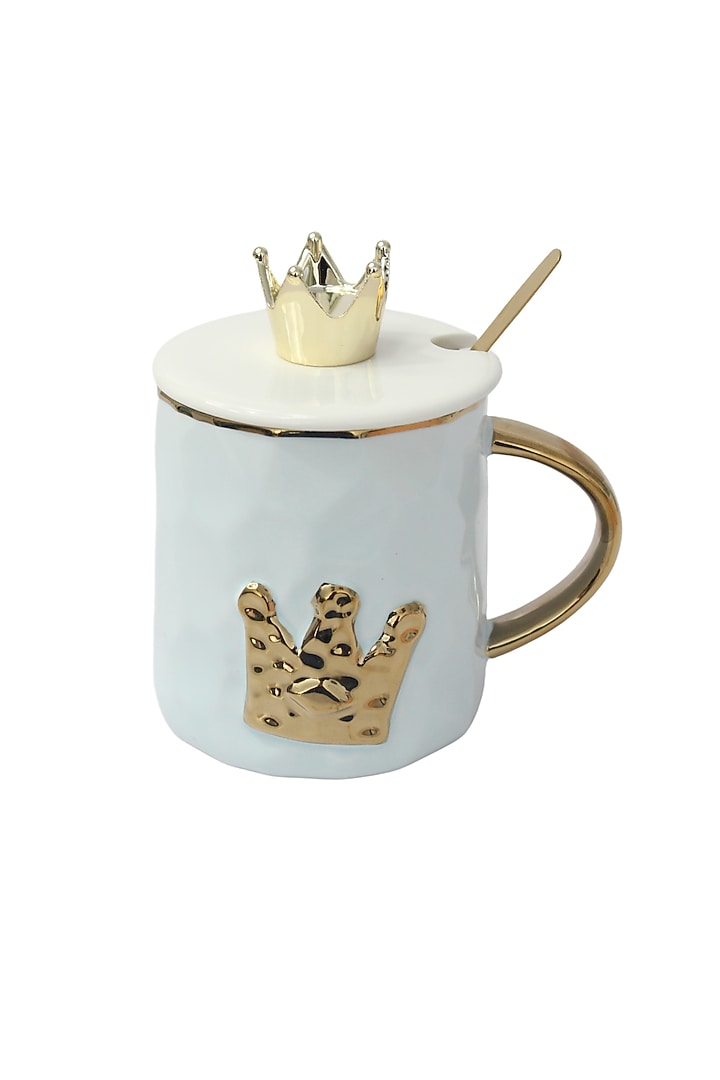 Aqua Blue Ceramic Mug by IZZHAAR at Pernia's Pop Up Shop