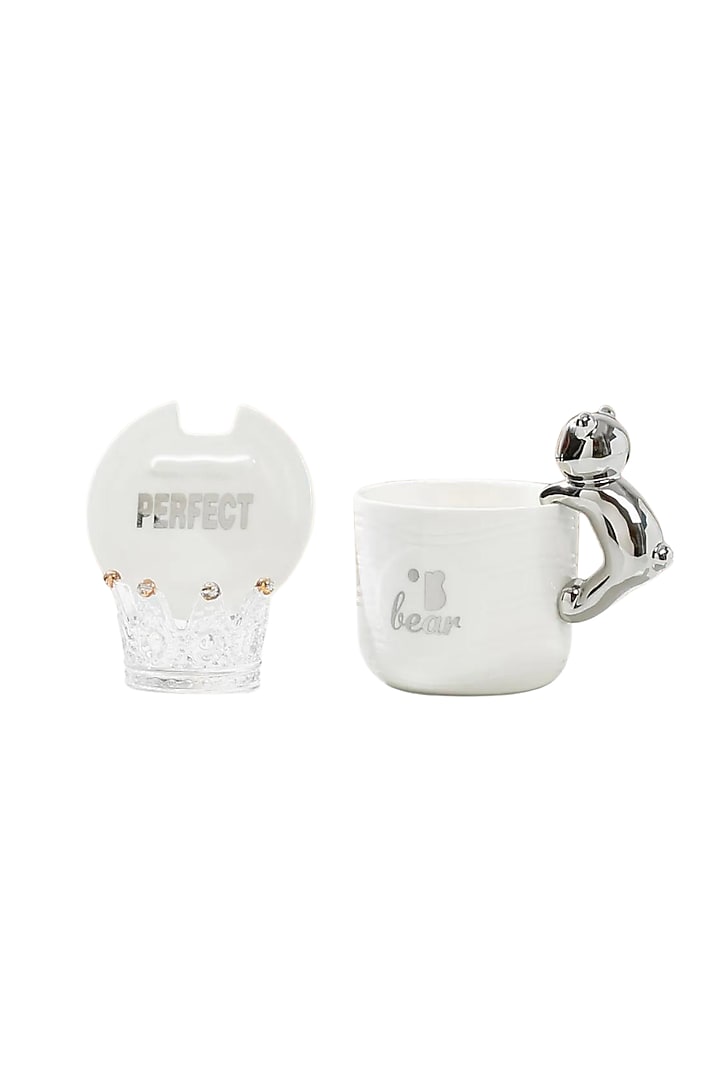 White Ceramic Mug by IZZHAAR at Pernia's Pop Up Shop